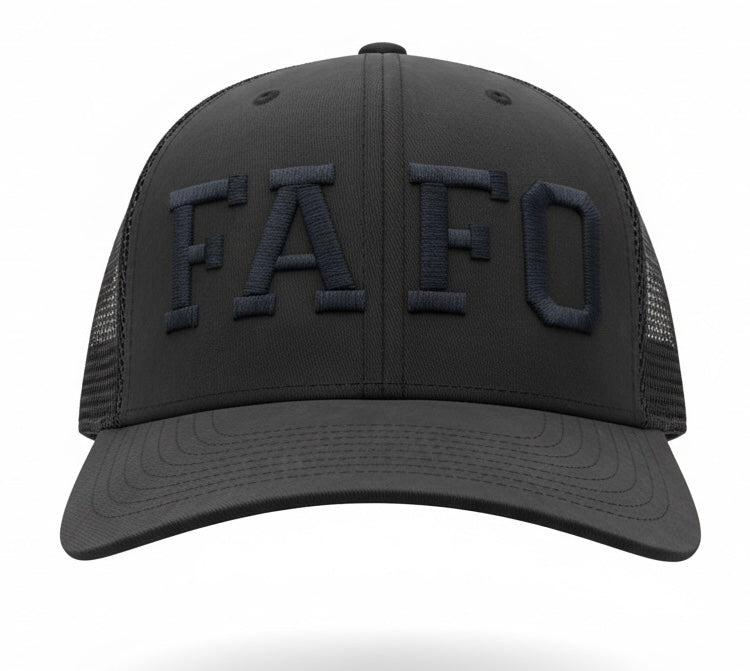 FAFO Blackout Hat